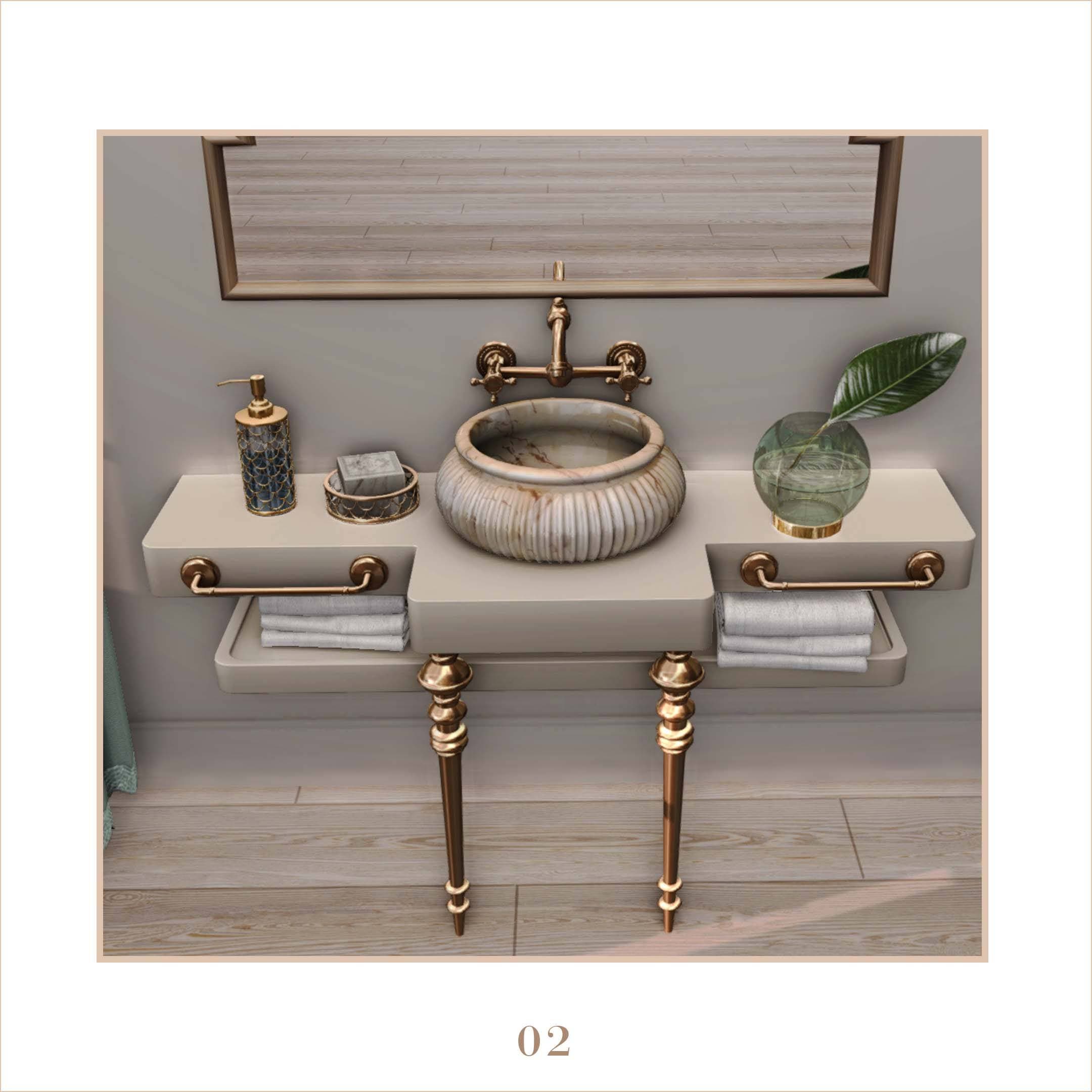 Галерея мода Набор для ванной Chloe Bathroom Set #2